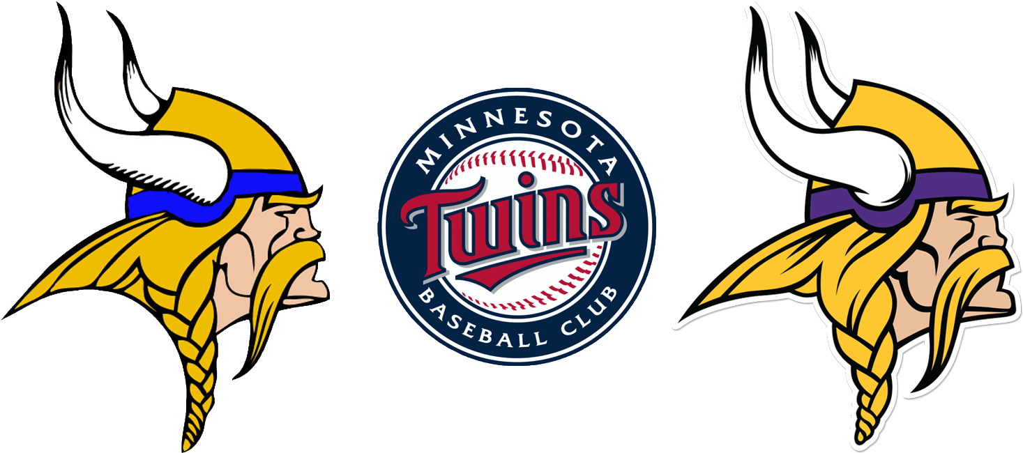 Logos For Web Site - Minnesota Vikings And Twins (1512x677)