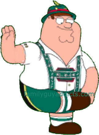 Lederhosen Peter Sausage Eating Contest Lederhosen - Peter Griffin Lederhosen (340x466)