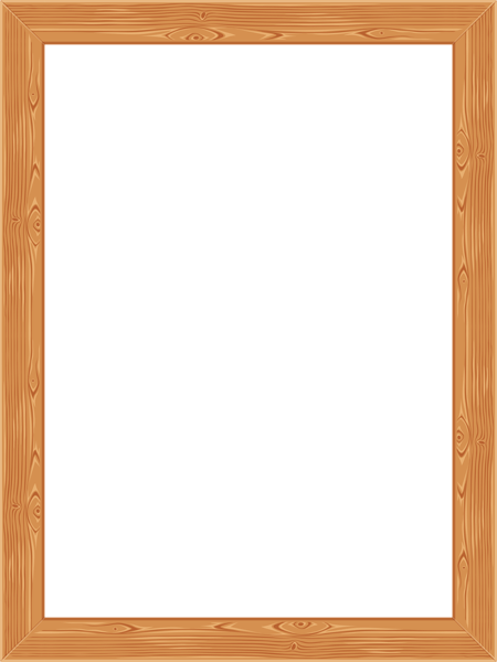 Transparent Classic Wooden Frame Png Image - Wood (450x600)
