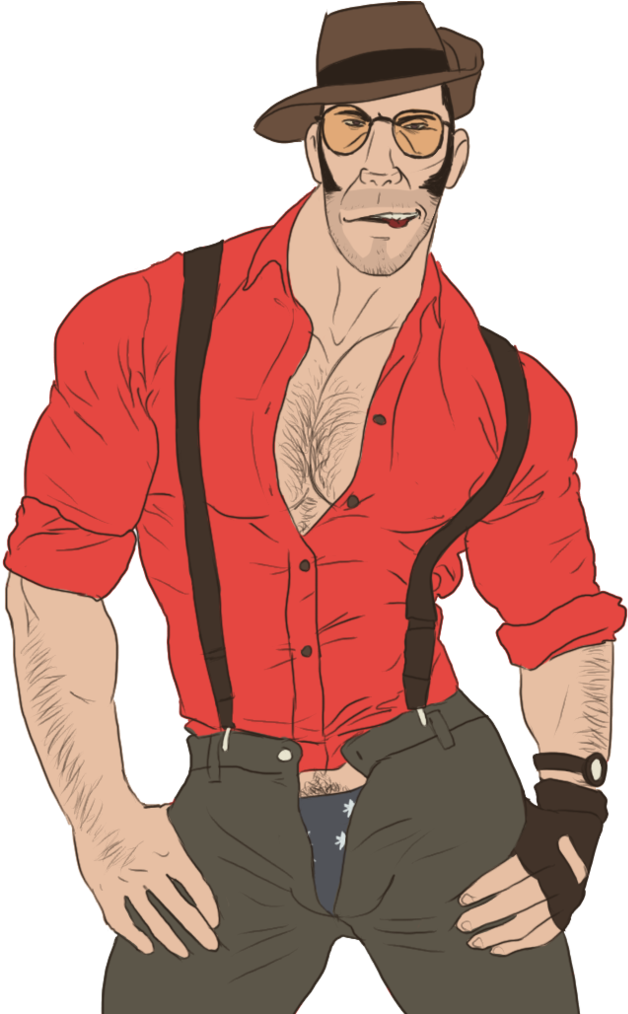 Suspenders By Sniperstalker-d5jvo6d - Illustration (789x1013)