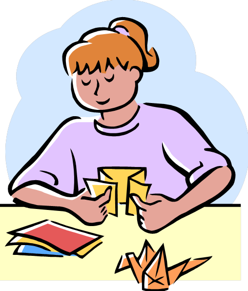 Do You Like To Make Paper Airplanes, Origami, And Other - Creating Clipart (508x596)