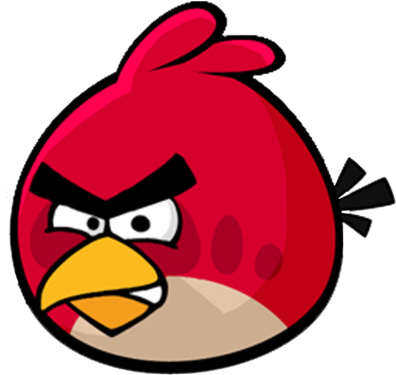 Red-bird - Angry Bird Transparent Background (400x400)