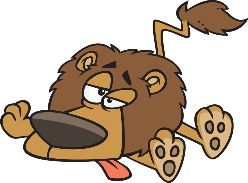 C - Sick Lion Cartoon (1024x756)