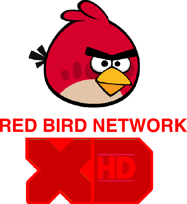 Red Bird Network Xd Hd Logo - Angry Birds Game Red (619x676)