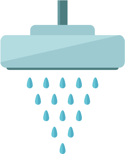 Shower Scalable Vector Graphics Furniture Icon - ฝักบัว การ์ตูน Png (512x512)