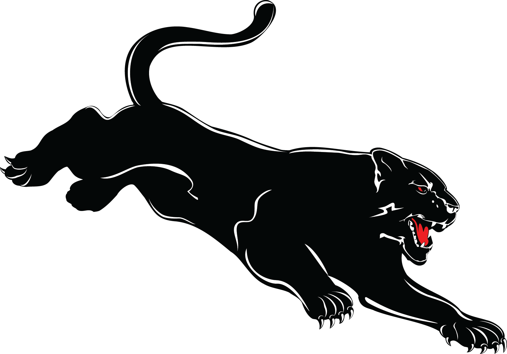 Gene Pikemiddle School - Black Panther Silhouette (1704x1188)