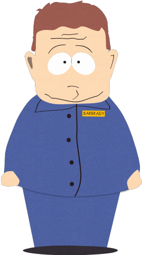 Barbrady Family Barbrady Unhatted Police Officer - South Park Officer Barbrady (285x511)