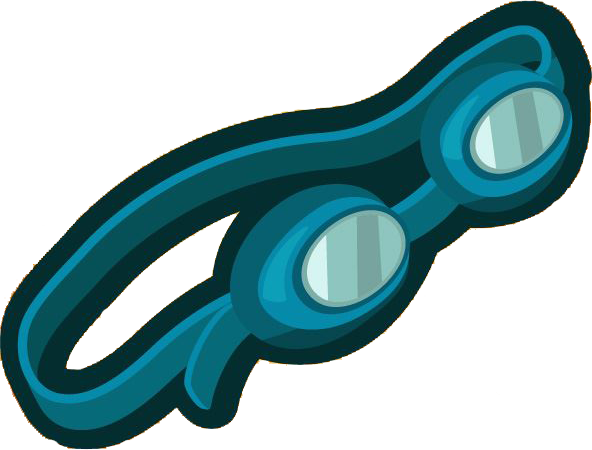 Swimming Goggles - Swim Goggles Clipart Transparent (592x450)