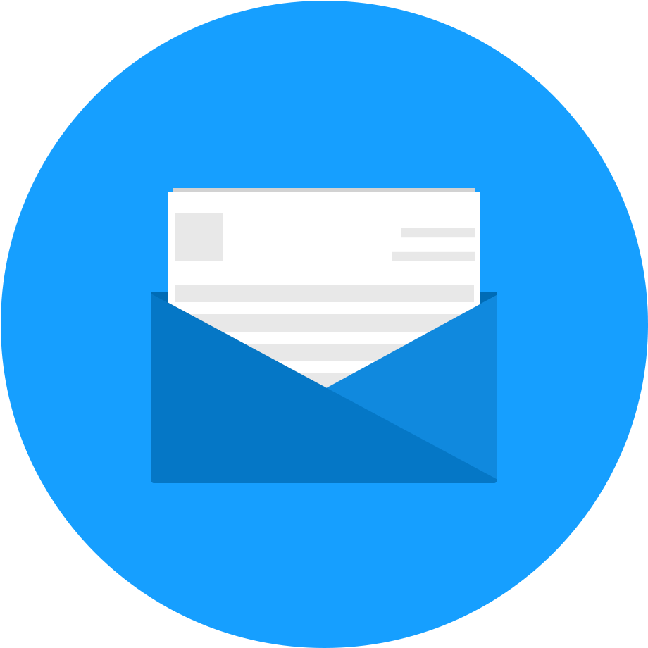 Lite X Pro - Flat Mail Icon (1000x1000)