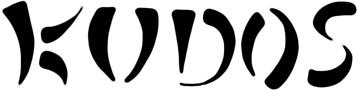 This Is "kudos" In Hand Drawn Tribal - Vorzüglich Spielerische Stammes- Tätowierungen Kissen (2618x691)