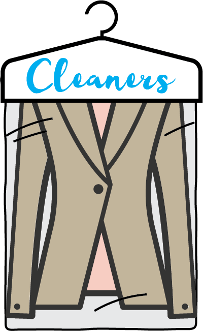 Dry Cleaner Icon From Planner Stickers Mega Bundle - Laundry (400x651)