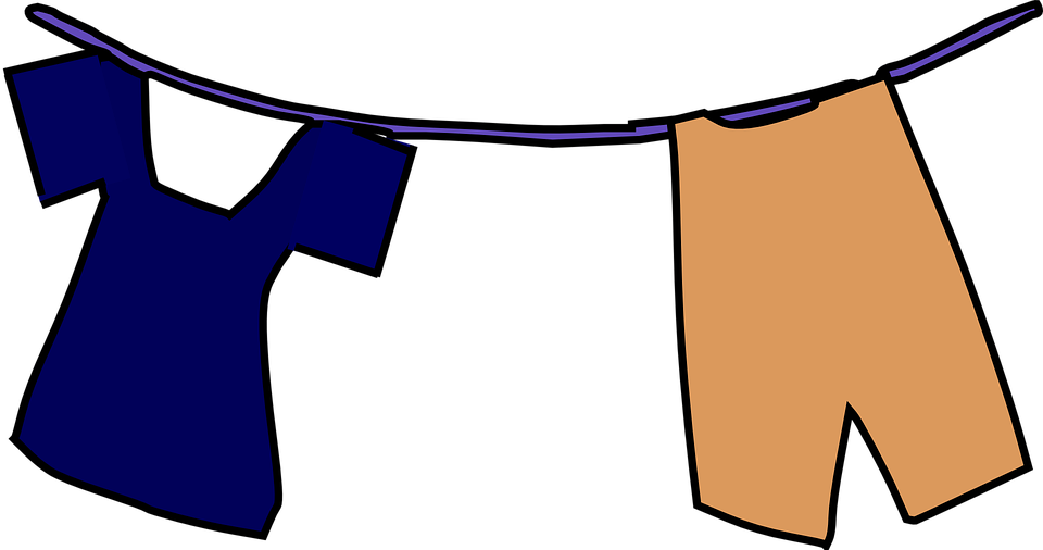 Clipart Of Hang, Clothes Dryer And Dry Cloth - Clipart Of Hang, Clothes Dryer And Dry Cloth (960x506)