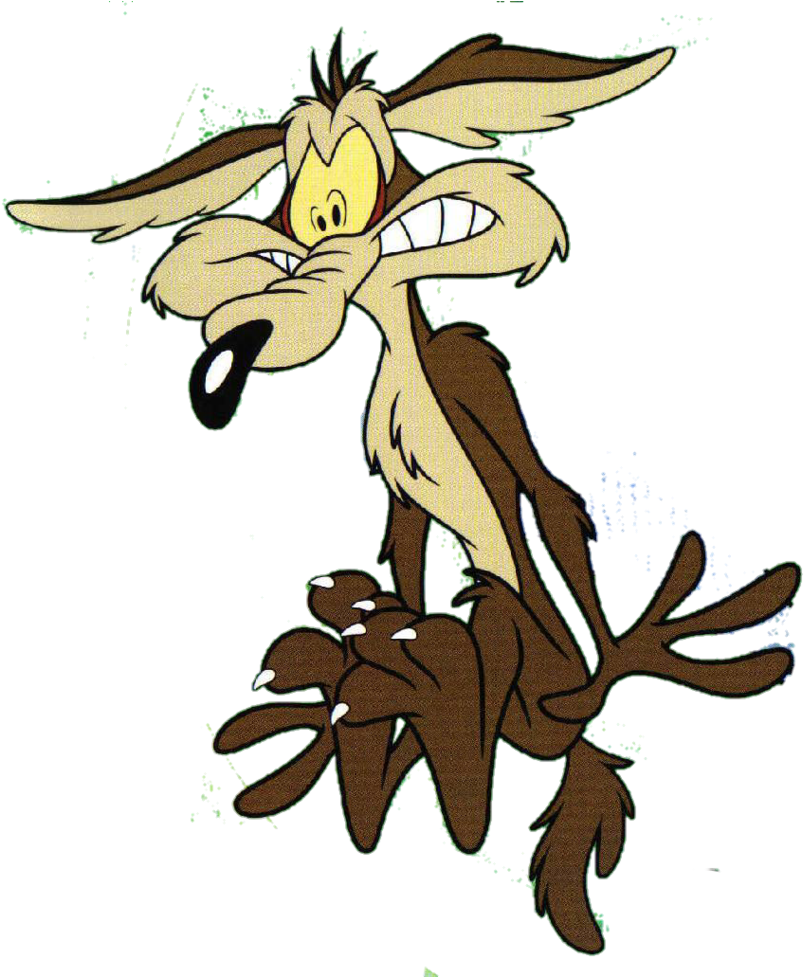 Coyote Looking Shocking - Looney Tunes Wile E Coyote (819x976)