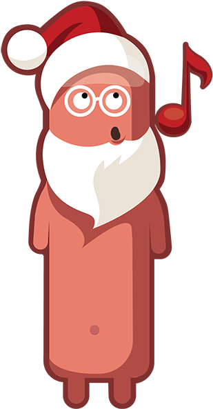 Sausige Christmas Messages Sticker-3 - Cartoon (618x618)
