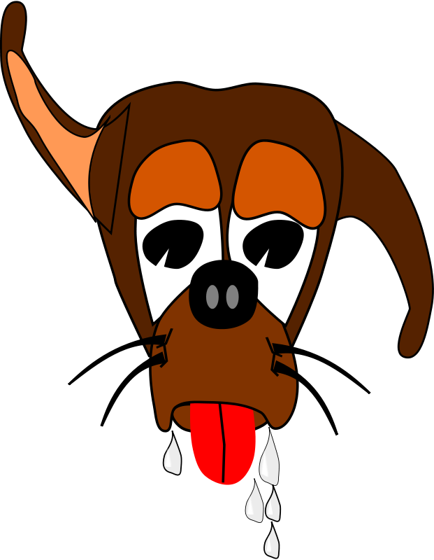 Free Clumber Free Dog Free Salivating Dog - Salivating Dog Png (621x800)