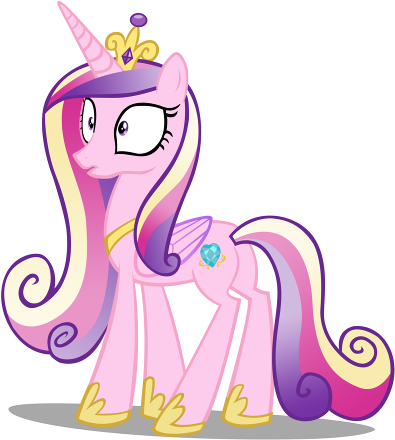 One Shocked Princess By Jonnydash One Shocked Princess - My Little Pony Cadence Angry (900x900)