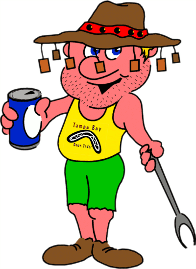 Aren't I Just Such A Pioneering Adventurer, Entering - Australian Person Clipart (400x549)