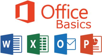 Office Basics - Microsoft Office Logo Png (460x295)