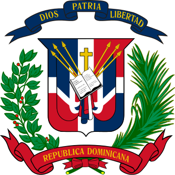 Gold Occurrences In The Dominican Republic - La Republica Dominicana Flag (357x357)
