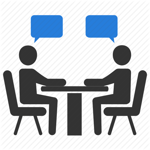Question Answer Icon Png - Face To Face Interviews (512x512)