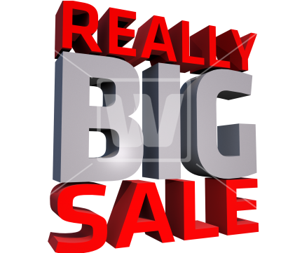 Really Big Sale - Big Sale Png (550x360)