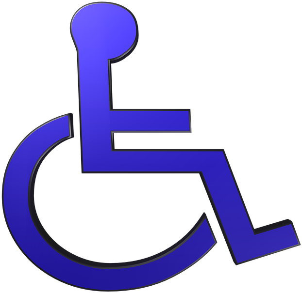 Printable Handicap Sign 7, Buy Clip Art - Recessed Paper Towel Dispenser & Waste Bin 26l (720x720)