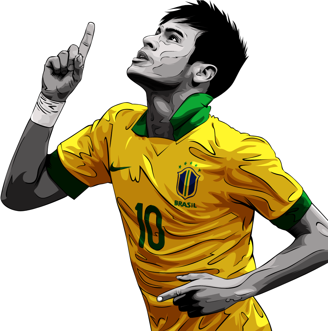 Neymar Jr Twitter - Neymar Clipart (1080x1080)