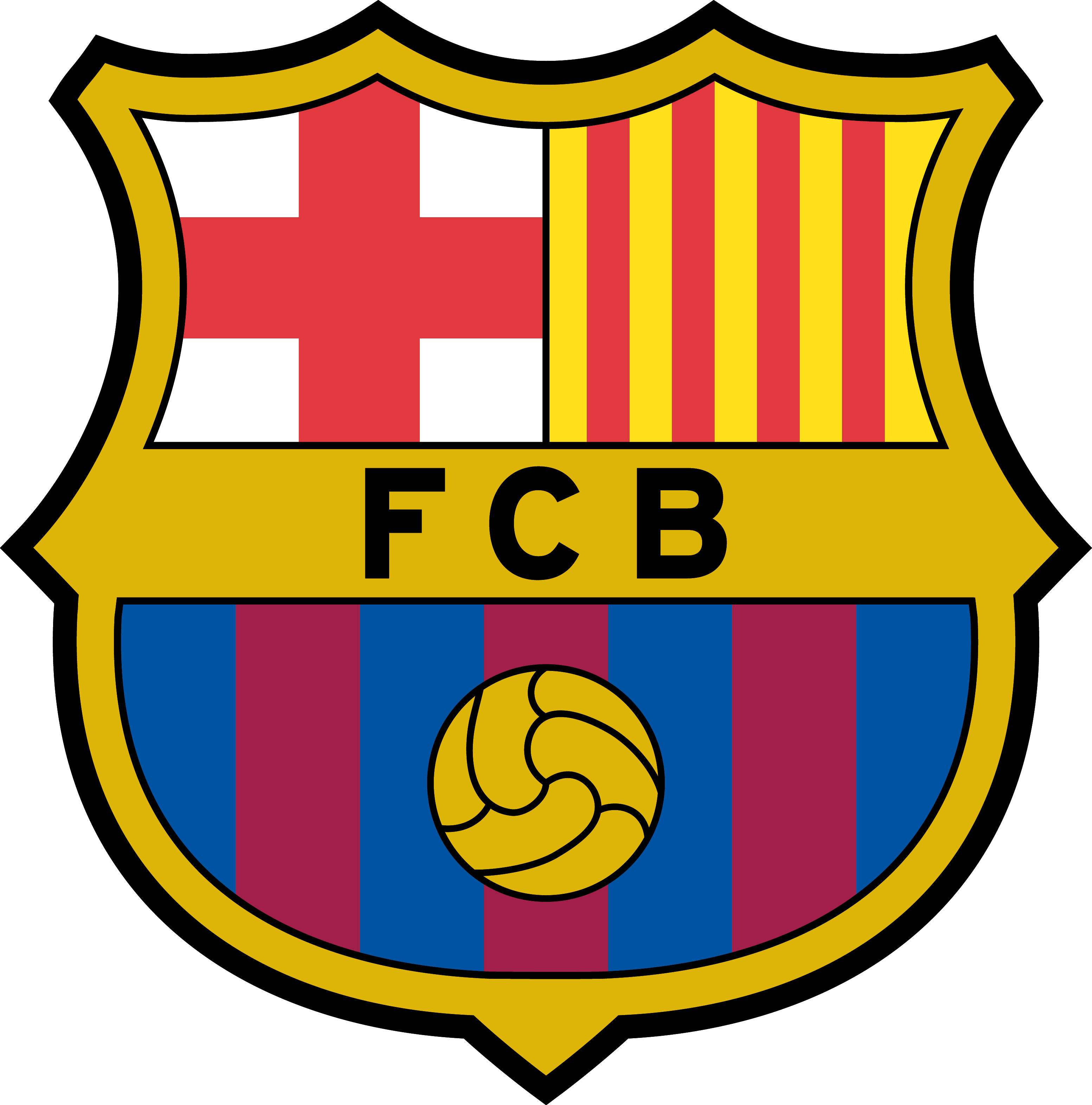 Coloriage Neymar Barcelone Élégant Photographie Coloriage - Fc Barcelona Logo (3106x3144)