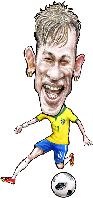 Neymar Salah Son Suarez - Neymar (509x714)