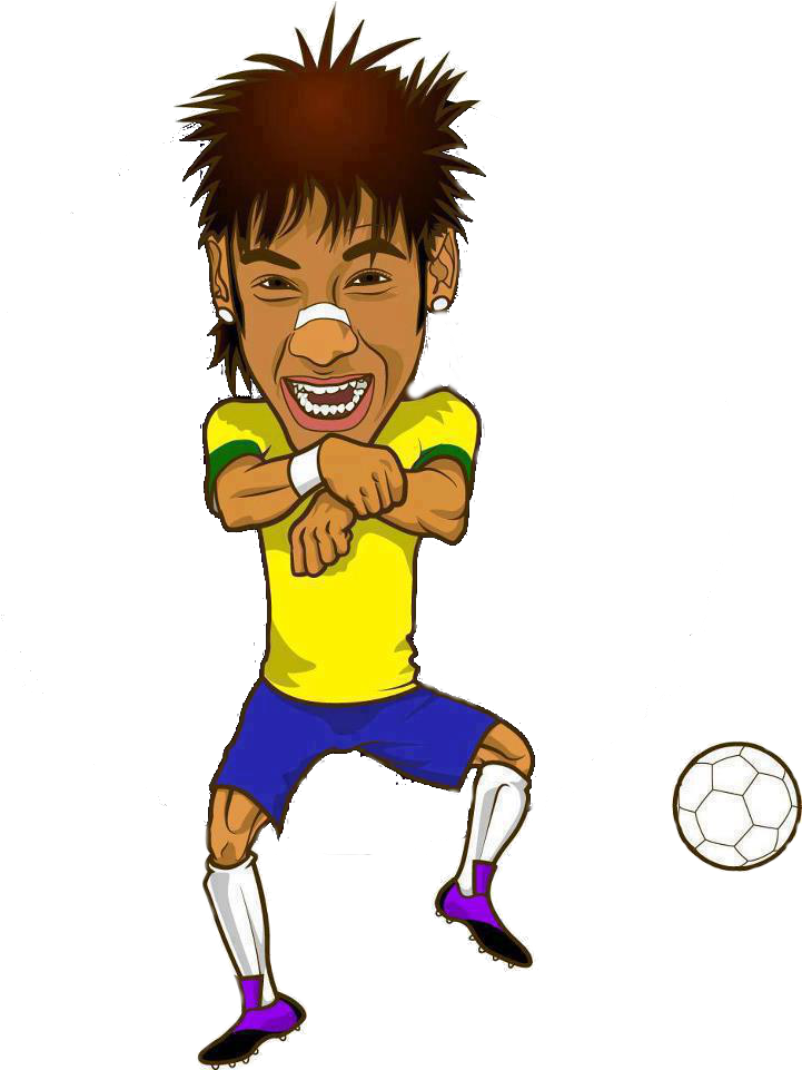 Caricatura De Neymar - Neymar Caricatura Para Dibujar Facil (749x960)