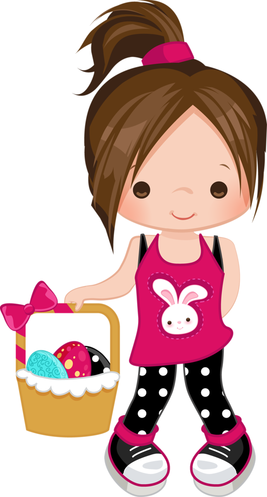 Tubes, Clipart De Páscoa - Bonecas Artesãs Escalopes Png De Fundo Transparente (551x1024)