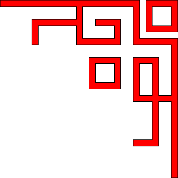 E T Y M O L O G Y - Chinese Border Clip Art (600x600)