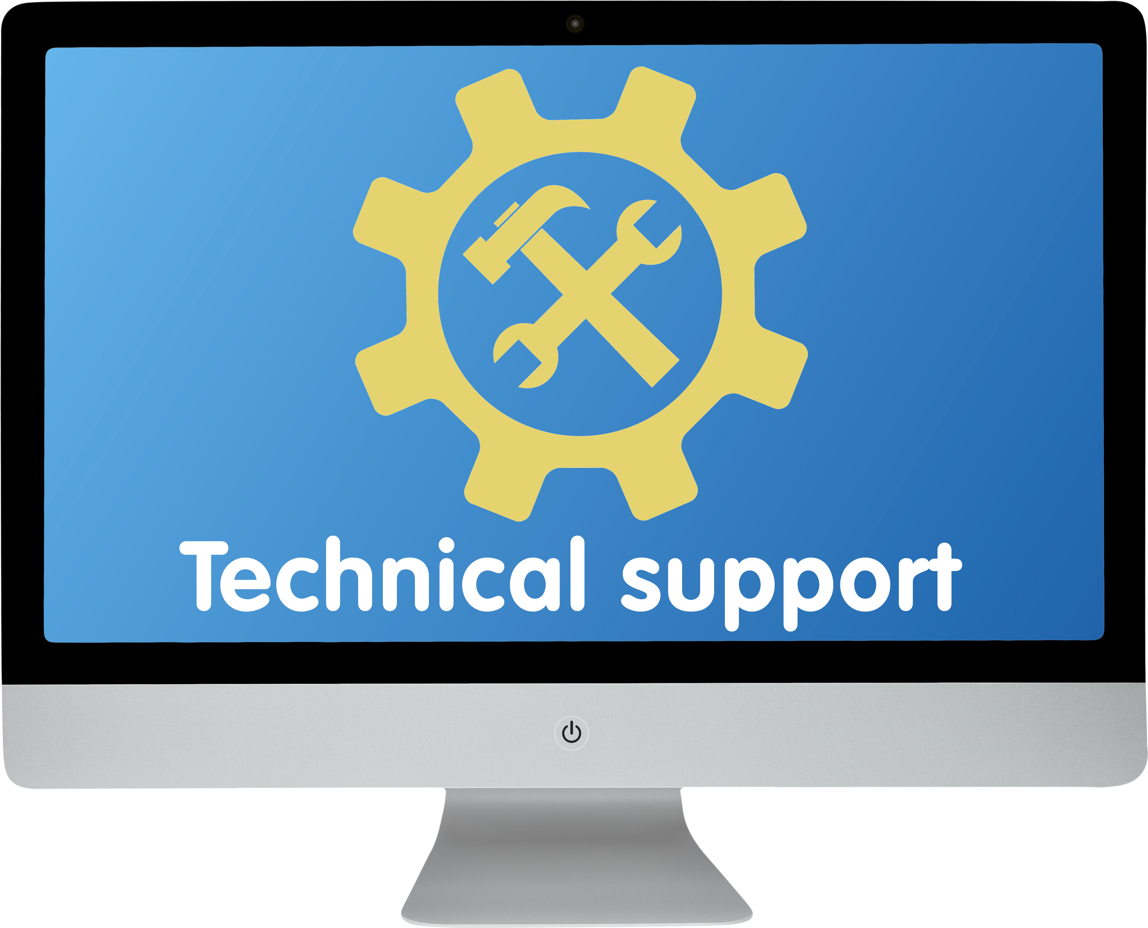 Tech Support - 317 - 477 - - Computer Tech Support Logo (5616x3744)
