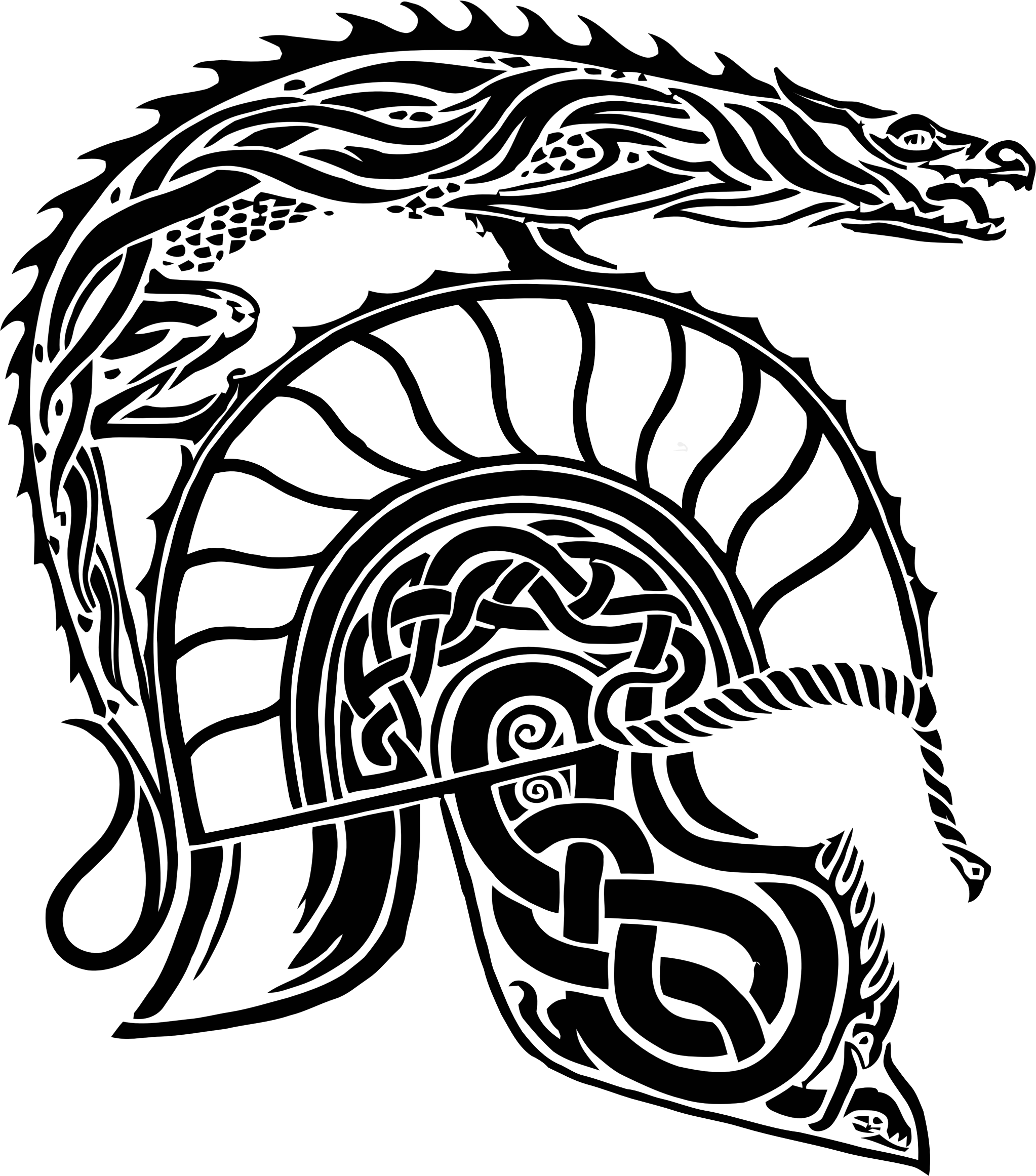 Big Image - Beowulf Tattoos (2046x2323)