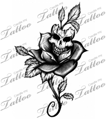 Evil Rose Drawing - Evil Rose Tattoos (400x400)