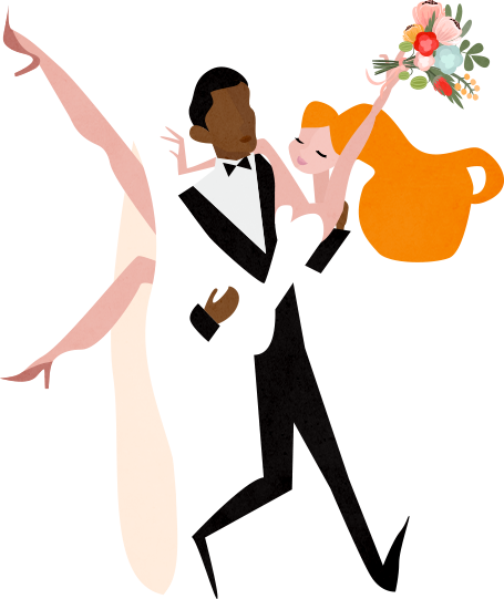Compile Inspiration To Visualize Your Wedding Decor - Illustration (455x541)