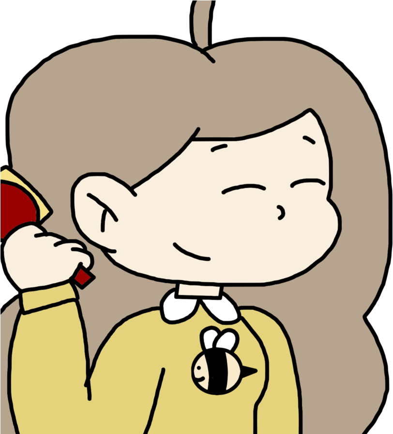 Bee Brushing Her Hair By Marcospower1996 - Cartoon (894x894)