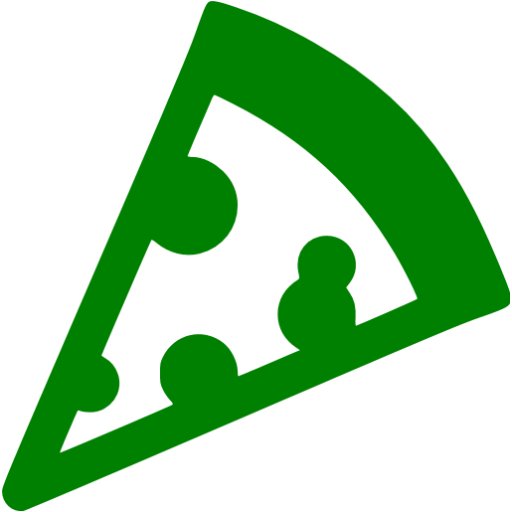 Pizza Logo Black And White (512x512)