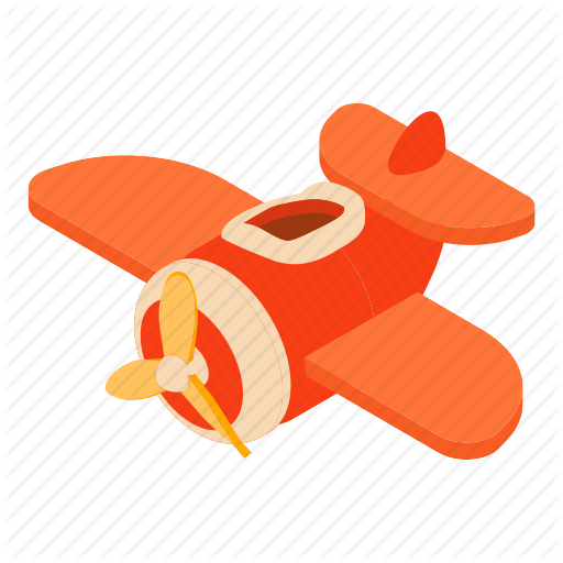 Airplane, Cartoon, Flight, Fly, Fun, Plane, Toy Icon - Plane Cartoon Icon (512x512)