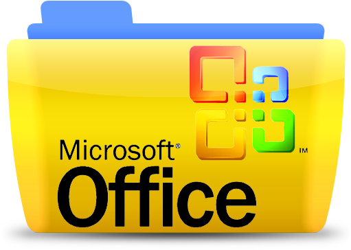 Microsoft Office 2010 Icons Pack Download - Ms Office Folder Icon (512x512)