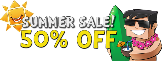 Your Items Will Be Delivered Within 24 Hours After - Minecraft Summer Sale (580x215)
