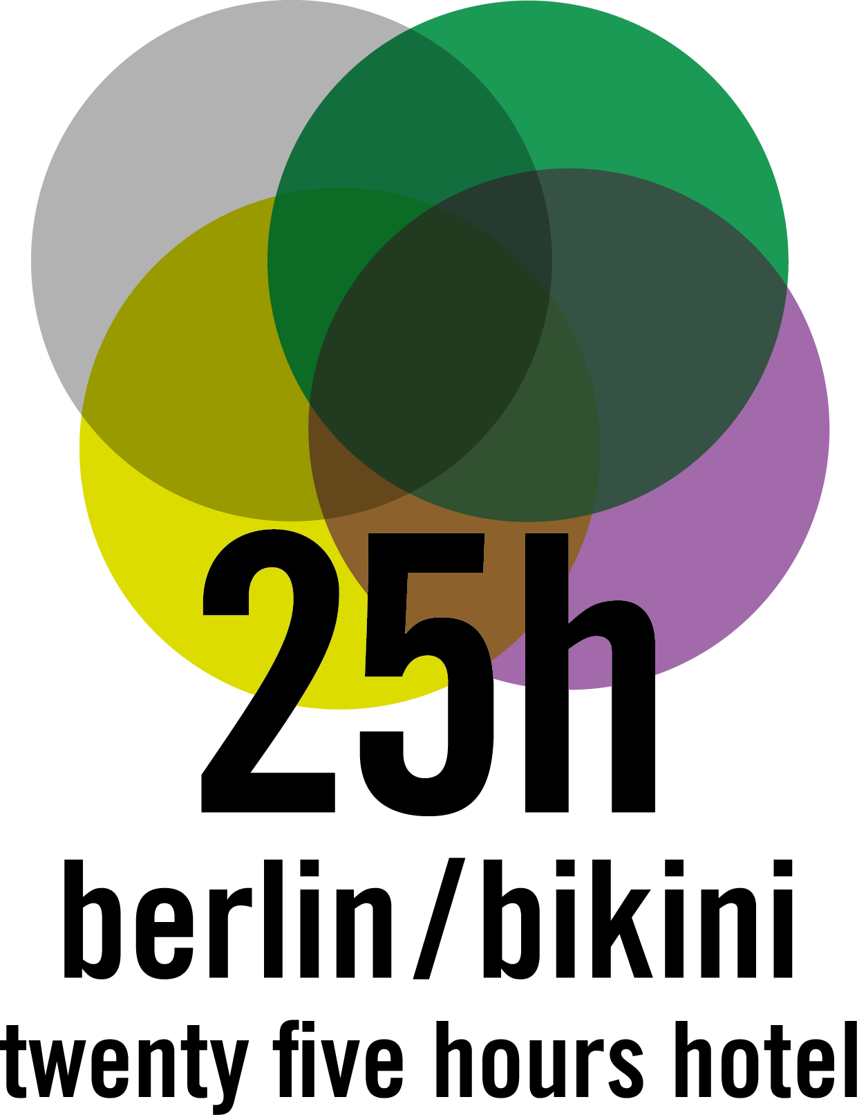 25hours Hotel Bikini Berlin - 25 Hours Hotel Zurich Logo (1240x1612)