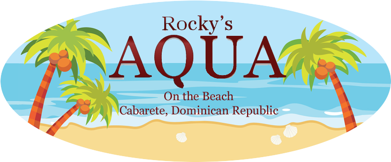 Rocky's Aqua Cabarete Beach Restaurant - Summer Beach Background Clipart (800x342)