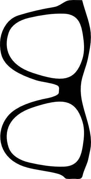 Black Star Glasses Clip Art At Clker - Black Star Glasses Clip Art At Clker (300x590)