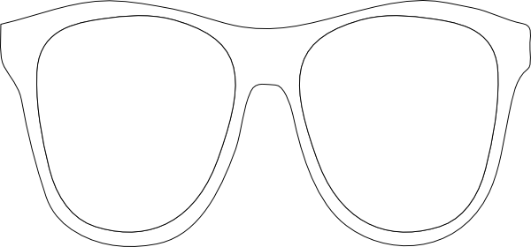 White Sunglasses Vector (600x280)
