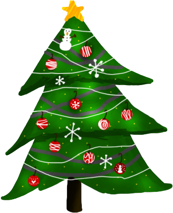 You May Use It For Any Educational Purposes, As Long - Christmas Tree (381x448)
