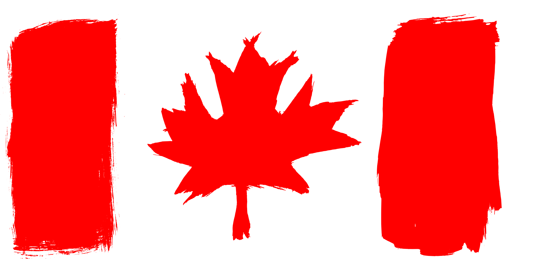 Free Download - Canada Flag Png File (2100x999)