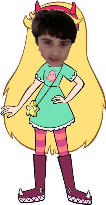 Hamoude As Star Butterfly By Starfishworld2000 - Star Vs.the Forces Of Evil Princess Star Butterfly (416x750)
