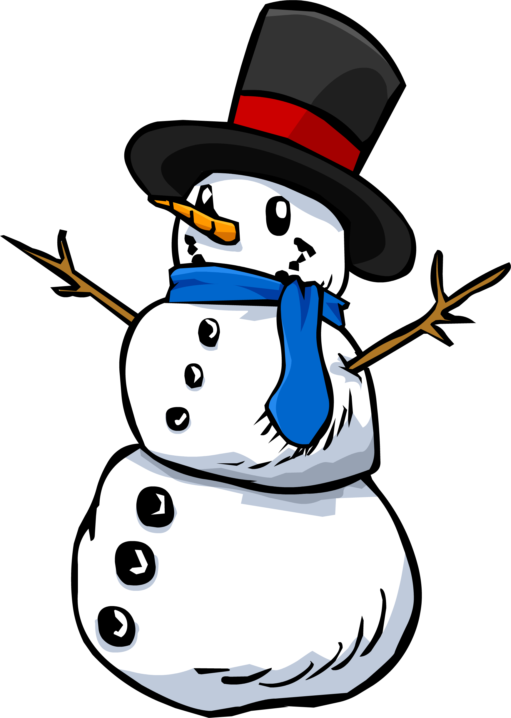 Snowman Sprite 005 - Snowman (1738x2444)