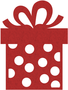 09 - Holiday Red Epoxy Stickers - Queen & Co (350x350)